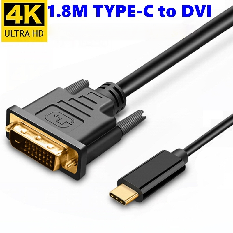 Type-c to DVI Black