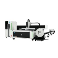 Découpeuse laser à fibre CNC Y1 à double usage avec IA pour la découpe à grande vitesse de tôles et de tubes ronds et carrés