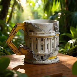 แก้วกาแฟเรซิ่นรูปทรงสถาปัตยกรรม ของตกแต่งโต๊ะทำงาน ของขวัญ - Product Image 1