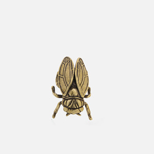 Poignées de meuble en laiton massif motif cigale, poignées de <span class=keywords><strong>porte</strong></span> de chambre, crochets décoratifs muraux pour salon et bureau, leviers silhouettes d'insectes - Product Image 6
