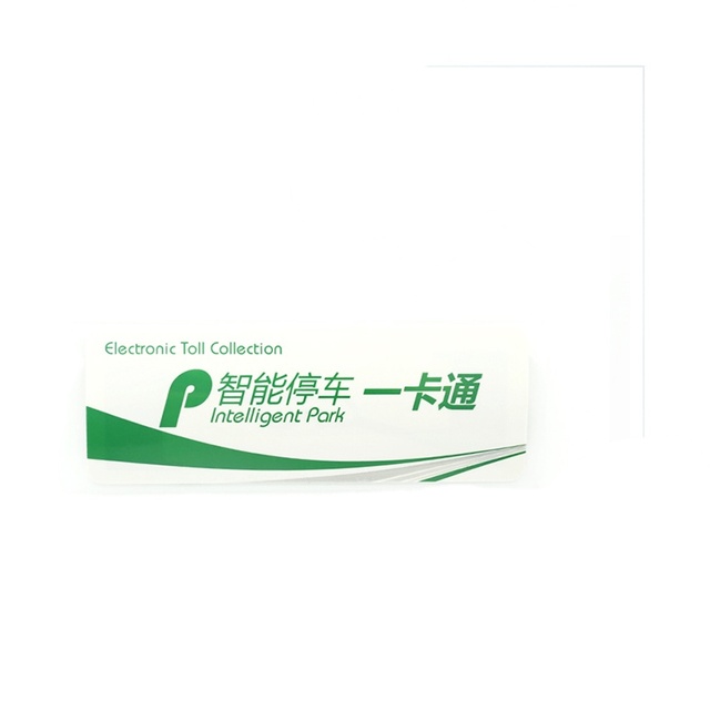 EPC GEN2 UHF Windshield RFID Label/ Tag /sticker for Electronic Toll Collection System for Vehicle Payment