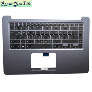 Backlit La BE CS Hu latop คีย์บอร์ดสำหรับ <span class=keywords><strong>Asus</strong></span> X510UF <span class=keywords><strong>X510UA</strong></span> X510UN X510UQ X510UR สีเทา palmrest C กรอบแป้นพิมพ์เดิม - Product Image 1