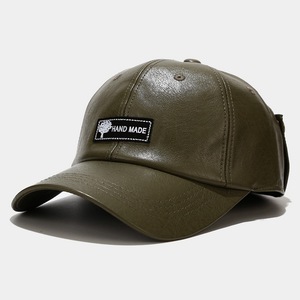 Vente chaude Nouvelle Arrivée Casquette De Baseball Élégante pour Hommes Femmes PU <span class=keywords><strong>Cuir</strong></span> Fly Chapeau avec Lunettes 100% Polyester Caractéristique De Tissu Commun - Product Image 4