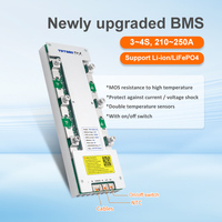 TDT Bms 4 celdas 3,2 V Lifepo4 Paquete de batería de litio LFP 3S 250A 12V Sistema de almacenamiento de energía Sistema DE GESTIÓN Bms