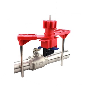 Industrial Safety Gate Valve Lockout Device Two Blocking Arms Universal 3 4 5 Way Valves LCOut Handle Rod Lock Industrial Lock