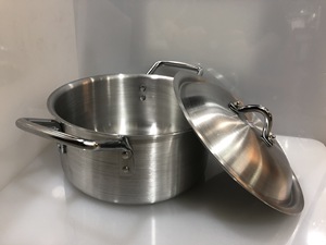 Fabrieksvoorraad Thuisgebruik Enorm <span class=keywords><strong>5</strong></span> Stuks Set 34 + 38 + 40 + 43 + 45Cm Kookpot Aluminiumlegering Kookgerei-Set Braadpan - Product Image 6