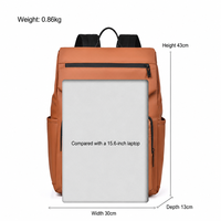 Sac à dos pour ordinateur portable en PU, nouvelle collection tendance, OEM, pour étudiants, hommes, bureau, grande capacité, léger, sac à dos professionnel