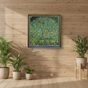 Riproduzione di Livello Museale dell'Albero di Mele di <span class=keywords><strong>Gustav</strong></span> Klimt Utilizzando Tecnologia Digitale ad Alta Definizione Riproduzione di Dipinto a Olio - Product Image 1