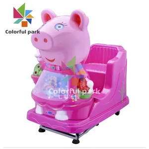 Colorful Park Pig Pecs Swing Mario Arcade Game Machine