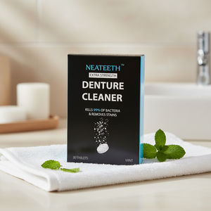 Comprimés de nettoyage dentaire blanchissants de haute qualité Rosa Rugosa, 30 comprimés par boîte, soins bucco-dentaires, nettoyant ultrasonique, vente en gros - Product Image 1