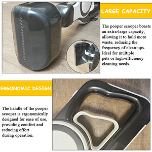 ROADREIGN desain baru multifungsi pemetik limbah luar ruangan hewan peliharaan pengambil kotoran anjing plastik pengambil dengan tali anjing dapat ditarik - Product Image 2