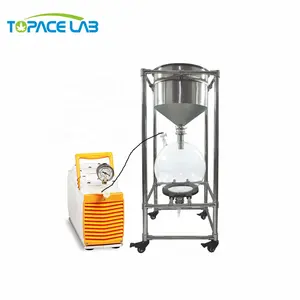 Topacelab 10l 20l 30l 50liters laboratory vacuum nutsch filter for sale with filter paper and filter bag and vacuum pump