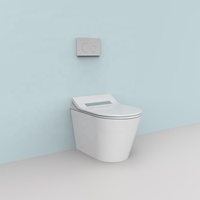 Siège de toilette intelligent électronique deux pièces pour l'entrée de la maison, abordable, avec fonction bidet