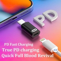 Pour Lightning femelle vers Type C USB mâle adaptateur PD 35W iOS câble de charge rapide pour iPhone 15 14 Pro Max iPad mini Air USB-C