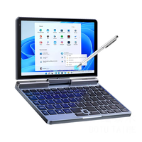 Nouvel ordinateur portable de jeu et de dessin de haute qualité, mini, portable, 8 pouces, écran tactile haute définition, rotation à 360 degrés, Windows 10/11