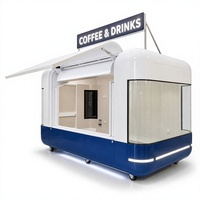 Remorque de restauration pour festivals, fêtes et événements, avec comptoir personnalisé pour la vente en extérieur, bar à café, kiosque
