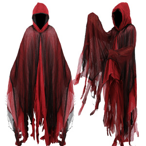 <span class=keywords><strong>Disfraz</strong></span> de Bruja de Terror de <span class=keywords><strong>Halloween</strong></span> con Capa, Máscara de Calavera, Capa de Cámara de Casa Encantada, <span class=keywords><strong>Disfraz</strong></span> de Zombi, Esqueleto, Diablo - Product Image 3