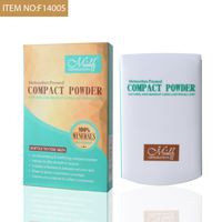 Poudre Compacte Matifiante et Contrôle du Sébum Menow F14005 OEM/ODM Marque Privée Étanche Fond de Teint Correcteur de Pores Usine