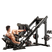 45 °   Machine professionnelle Hack Squat et Leg Press tout-en-un, équipement de gym à domicile multifonctionnel pour l'entraînement de force