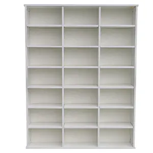 Factory direct selling melamine board bookcase wooden bookshelf for home hotel office