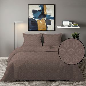 Parure de lit jacquard gaufrée 3, 4 ou 6 pièces – Luxe, douceur et confort pour la maison, l'hôtel et les chambres d'hôtes – Vente en gros fabricant - Product Image 4