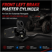 DS011 Nouveau Maître-cylindre de frein avant gauche en alliage d'aluminium de 16,9 mm pour Outlander Renegade 650 570 800 850 1000 2012-2021