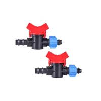 Vanne en plastique miniature DN16*1/2" à prix abordable avec filetage mâle-femelle pour système d'irrigation goutte à goutte agricole