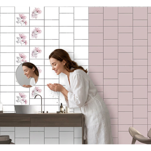 Azulejos de pared de cerámica de 300x450mm con impresión única Ideal para salón cocina y habitación 30x45 Diseñador 12x18 Azulejos impermeables disponibles - Product Image 1