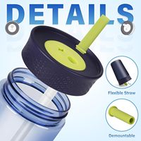 DAJI HYDRO Gobelet en acier inoxydable isolé de 12oz avec paille en silicone Nouveau style pour enfants pour les fêtes de voyage en camping