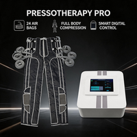 Appareil de massage par compression d'air à 24 airbags avec chauffage, équipement de pressothérapie pour spa et salon de beauté