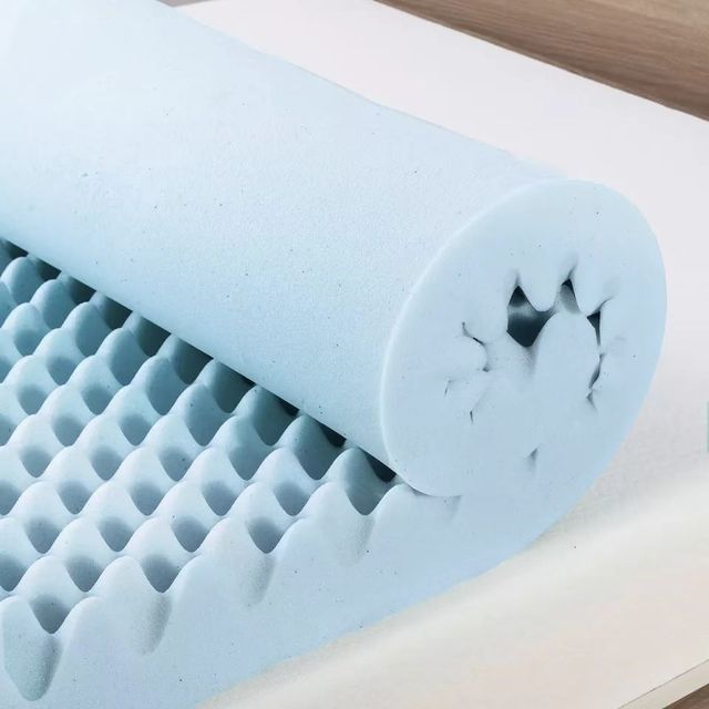 High Density Sleep Well Memory Foam Mattress Topper for Home Bedroom Memory Foam Egg Crate Foam Mattress
