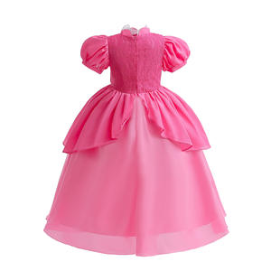 Vestido de princesa para niños, traje de fiesta de Navidad de Halloween, disfraces de Super Brothers Peachs Rosalina para niñas - Product Image 2