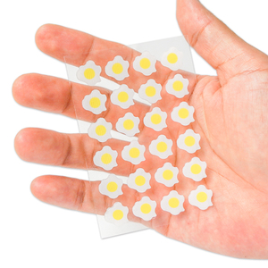 Parche hidrocoloide para espinillas, huevos fritos, cuidado de la piel, accesorios personalizados, cobertura de espesor, parche para limpiar imperfecciones, Etiqueta Privada - Product Image 5
