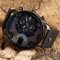 Vente Directe Fabricants – Nouvelle Montre Tendance à Quartz pour Homme avec Grand Cadran