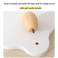 Support de bureau double niveau pour ordinateur avec socle de moniteur et rangement pour ordinateur portable, type à insertion par boulons
