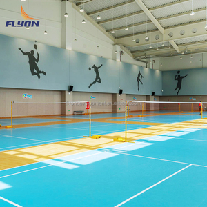 Shock Absorbing Wear Resistant PVC Anti-Slip Eco-Friendly <b>Badminton</b> Flooring Tiles for School Sports Halls Indoor/Outdoor Use - Product Image 3