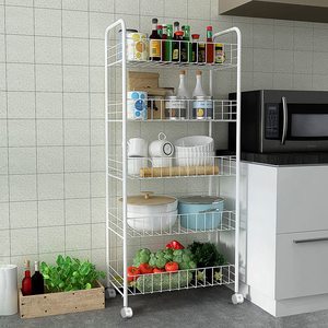 Estantes de almacenamiento plegables con ruedas, estantería de gran capacidad, estante de alambre de metal independiente - Product Image 3
