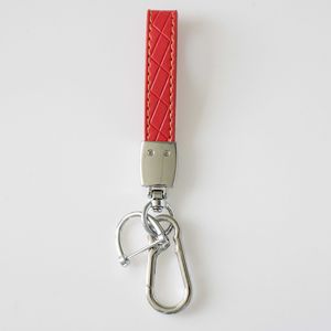 Porte-clés de voiture en cuir de qualité supérieure avec accents métalliques, porte-clés élégant pour cadeau promotionnel, compatible avec VW <span class=keywords><strong>Tesla</strong></span> Honda - Product Image 4