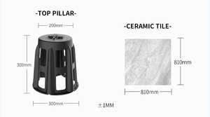 Mái lớp cách nhiệt Vật liệu trên cao gạch cách nhiệt mặt trời bảo vệ Loại Mới mái tản nhiệt gạch men - Product Image 6