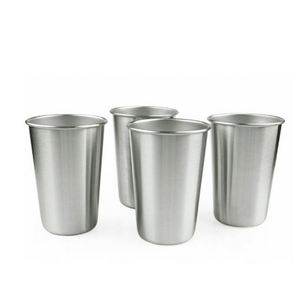 Gobelet à bière en acier inoxydable de 16 oz, gobelets empilables en acier inoxydable, gobelets à eau, 18 oz, 350 ml, 16 oz, 20 oz, 600 ml, 100 ml, 70 ml - Product Image 1