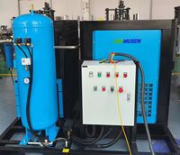 Compresseur d'air industriel personnalisable à vis, refroidi par air, pour usine de soufflage de plastique PET, 30 bars
