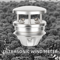 Capteur de vitesse du vent ultrasonique en alliage d'aluminium Firstrate FST200-204 avec sortie RS485, résolution 0,1 m/s pour station météo de haute précision