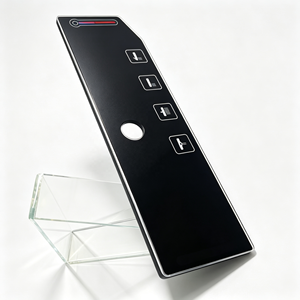 Panel de Control de Plancha Eléctrica Personalizado OEM, Membrana Adhesiva con Indicadores Rojos y Azules, Impresión Serigráfica - Product Image 5