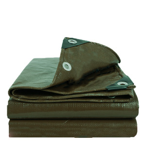 Ruigu Huizhong Pe Tarpaulin 130g Olive Green <b>Waterproof</b> <b>Sunscreen</b> Antiaging Outdoor Cover - Product Image 2