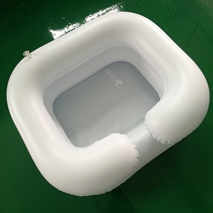 Inflatable Shampoo Basin Round 60x50x20cm Foldable For Disabled People - Product Image 3