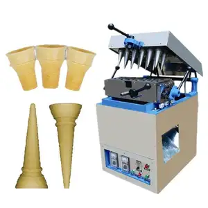 High Quality Holder Tray No Mess Stand White Cone Ice Cream Machine