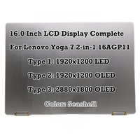 Écran tactile LCD de remplacement complet 16'' pour Lenovo Yoga 7 2-en-1 16AGP11 83TF