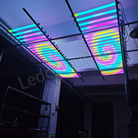 Tube lumineux LED RGBW coloré pour plafond de boîte de nuit, programmable à 360 degrés, DMX Pixel Tube Light