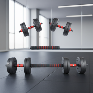 Factory Sales Universal Unisex Steel Eco-friendly Six-in-One Dumbbell 2 Year Quality Guarantee Adjustable <strong>Weight</strong> Barbell <strong>Set</strong> - Product Image 6