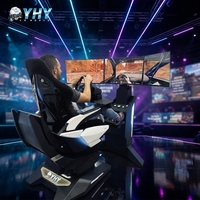 Simulador de Conducción de Autos de Alta Calidad con Monedas, Versión de 3 Pantallas, Juego de Carreras, Máquina de Realidad Virtual 9D